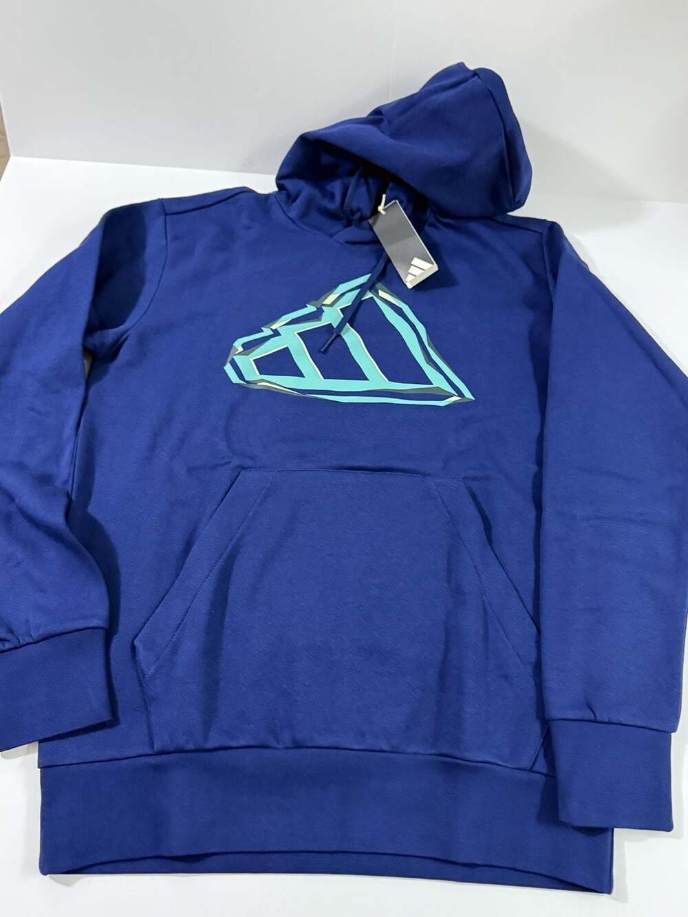 Adidas M Evo Bl Hd Size MT Dark Blue Hoodie